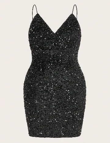 Rochie scurta SHEIN CURVE, negru