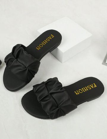 Slapi Shein Kids, negru