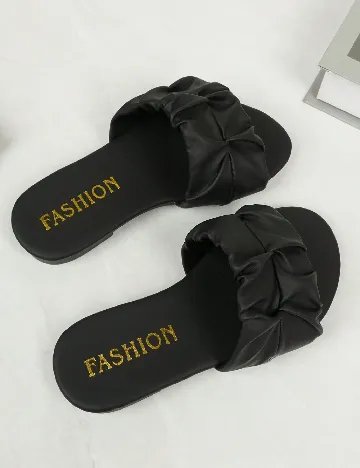 Slapi Shein Kids, negru