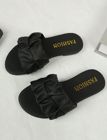 Slapi Shein Kids, negru