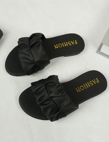 Slapi Shein Kids, negru