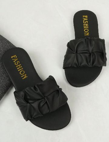 Slapi Shein Kids, negru