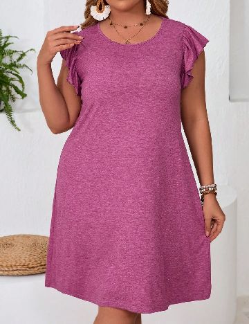 Rochie scurta SHEIN CURVE, mov