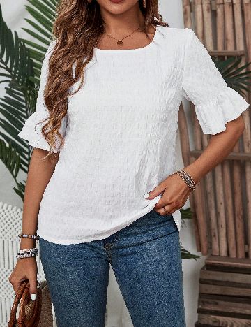 Bluza Emery Rose, ecru