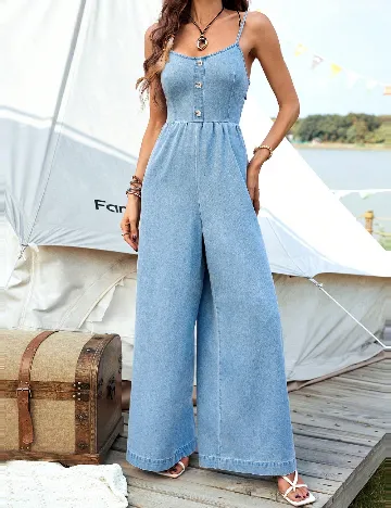 Salopeta SHEIN, albastrua