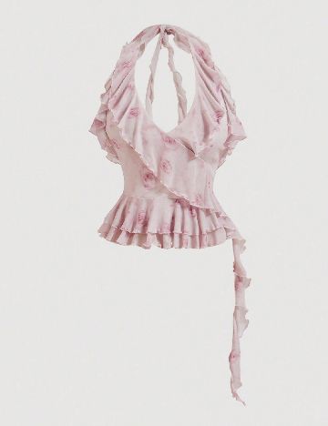 Top SHEIN, roz pudra