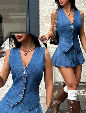 Vesta SHEIN, albastru