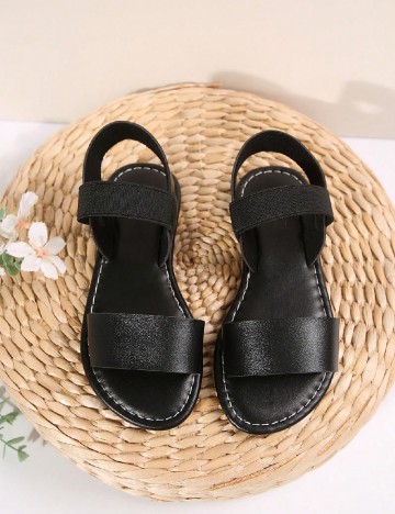 Sandale Shein Kids, negru