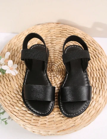 Sandale Shein Kids, negru
