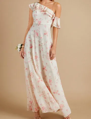 Rochie lunga SHEIN, crem