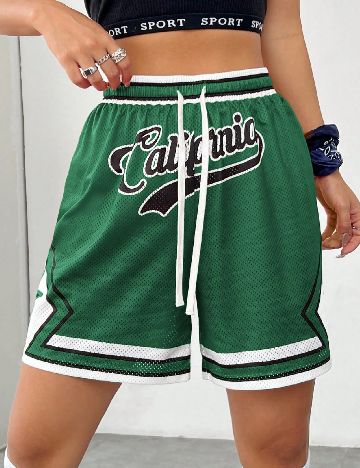 Pantaloni scurti SHEIN, verde