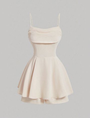 Salopeta SHEIN, crem