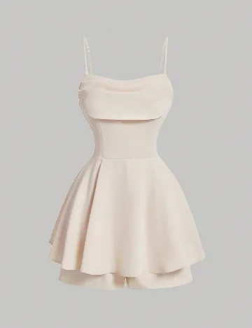 Salopeta SHEIN, crem