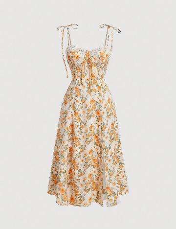 Rochie medie SHEIN, floral print