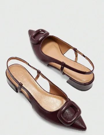 Pantofi SHEIN, visiniu