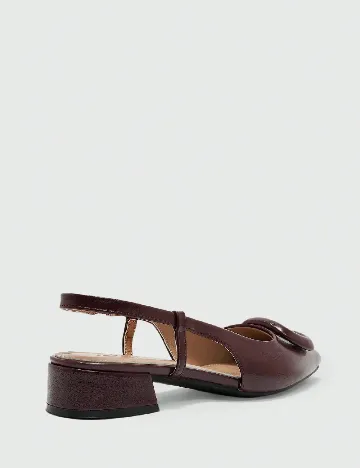 Pantofi SHEIN, visiniu