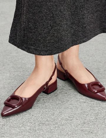 Pantofi SHEIN, visiniu