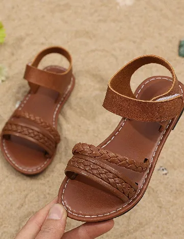 Sandale Shein Kids, maro