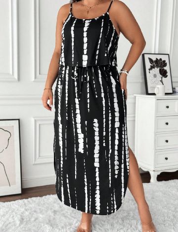 Rochie lunga SHEIN CURVE, negru