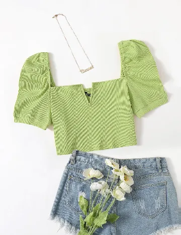 Top SHEIN, verde