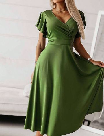 Rochie medie SHEIN, verde