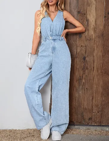 Salopeta SHEIN, albastru