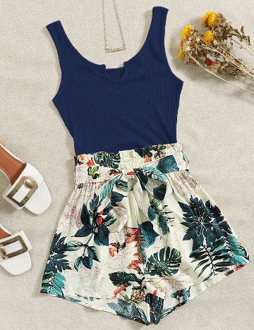 Salopeta SHEIN, mix culori