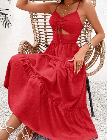 Rochie medie SHEIN, rosu