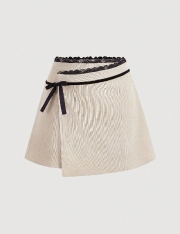 Fusta pantalon SHEIN, bej