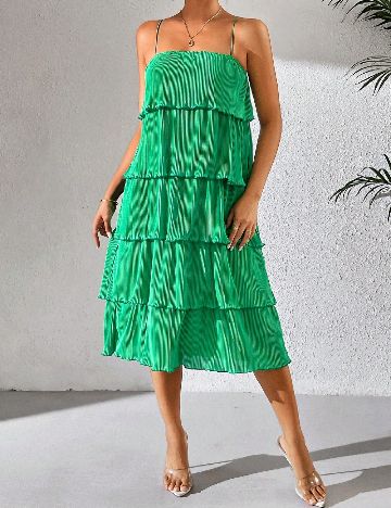 Rochie medie SHEIN, verde