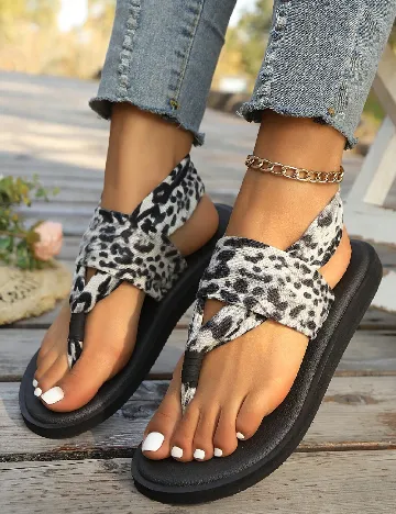 Sandale SHEIN, animal print
