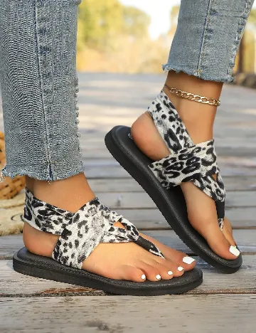 Sandale SHEIN, animal print