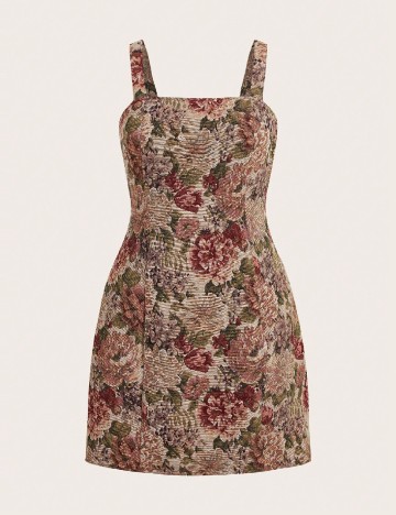 Rochie scurta SHEIN CURVE, floral print