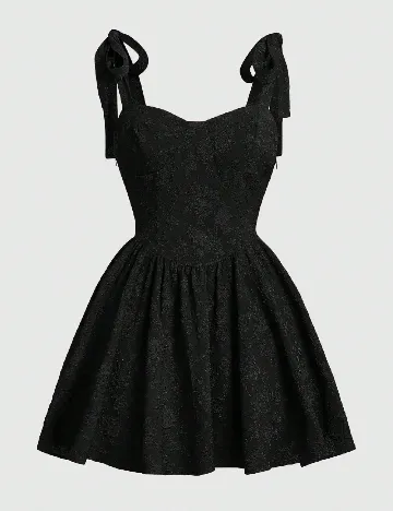 Rochie scurta Romwe Plus Size, negru