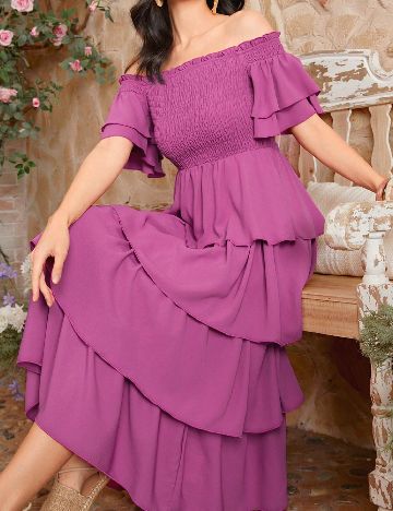 Rochie lunga SHEIN, mov