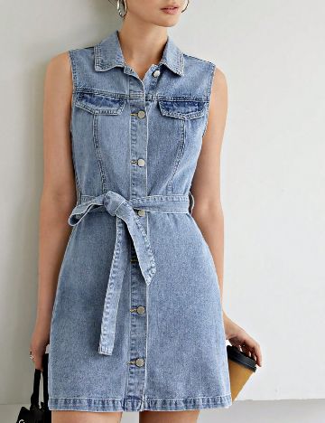 Rochie scurta SHEIN, albastru