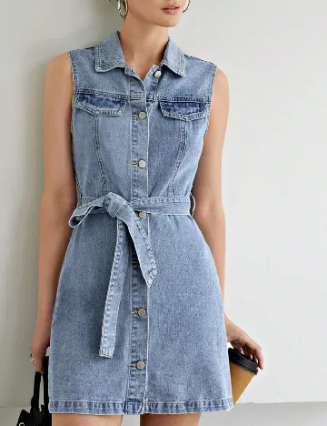 Rochie scurta SHEIN, albastru