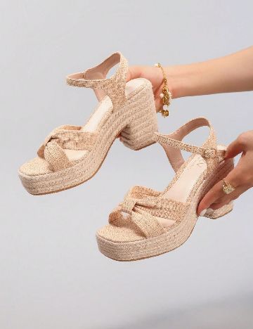 Sandale SHEIN, crem