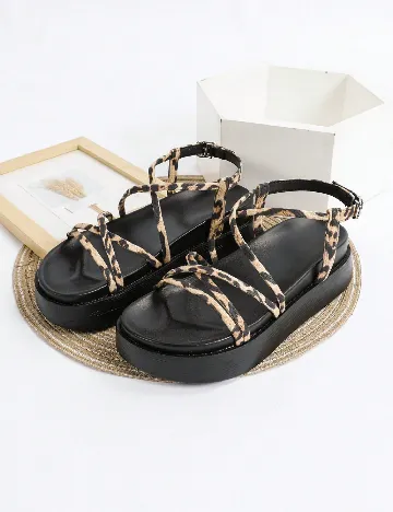 Sandale SHEIN, animal print