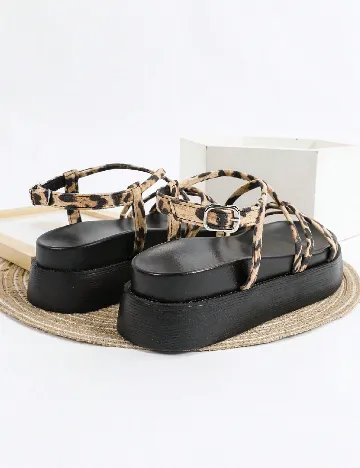 Sandale SHEIN, animal print