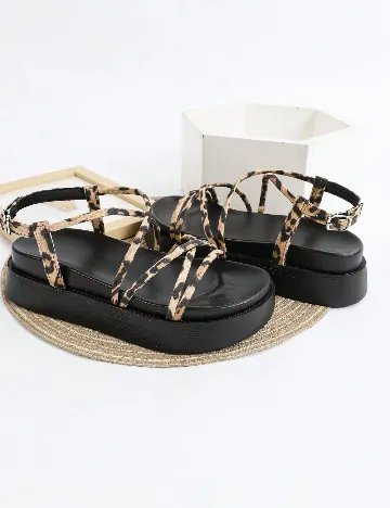 Sandale SHEIN, animal print