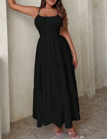 Rochie lunga SHEIN, negru