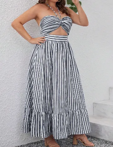 Rochie lunga SHEIN CURVE, gri