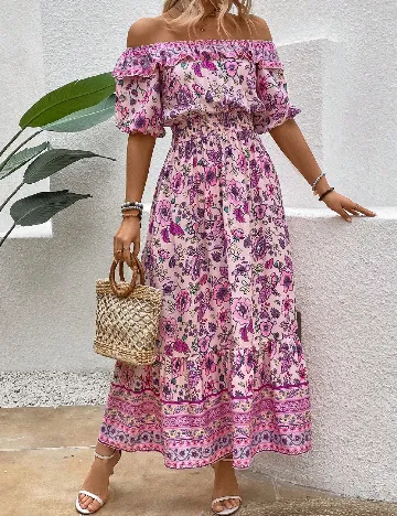 Rochie lunga SHEIN, floral print