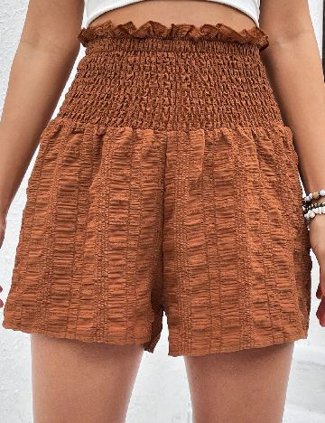 Pantaloni scurti SHEIN, maro