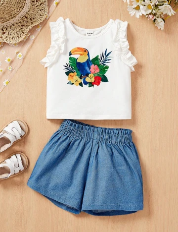 Compleu Shein Kids, mix culori