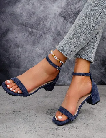 Sandale SHEIN, bleumarin