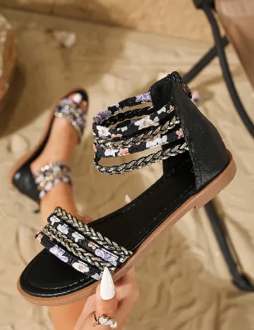 Sandale SHEIN, negru