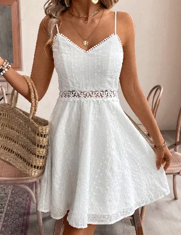 Rochie scurta SHEIN, alb