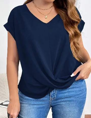 Bluza SHEIN CURVE, bleumarin